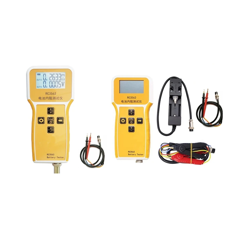 GTBL RC3563 Battery Internal Resistance Voltage 3-Digit Battery Tester True Four-Wire AC Lithium Battery Detector
GTBL RC3563 Battery Internal Resistance Voltage 3-Digit Battery Tester True Four-Wire AC Lithium Battery Detector