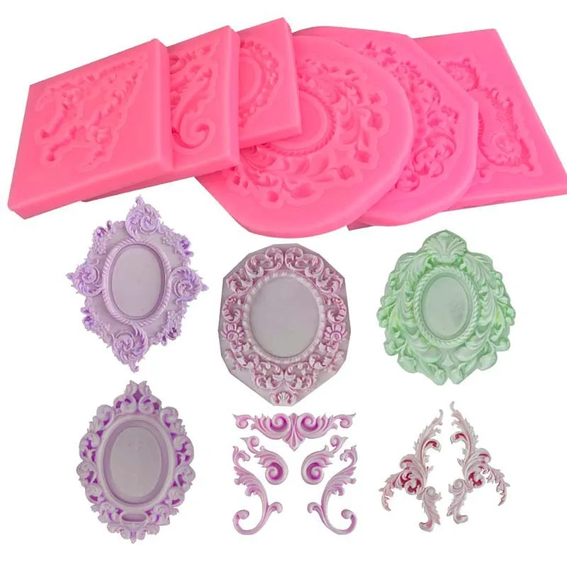 Vintage Lace Scroll Photo Frame Silicone Mould Hollow Embossed Border Chocolate Silicone Mould Fondant Cake Decorating Tool
Vintage Lace Scroll Photo Frame Silicone Mould Hollow Embossed Border Chocolate Silicone Mould Fondant Cake Decorating Tool