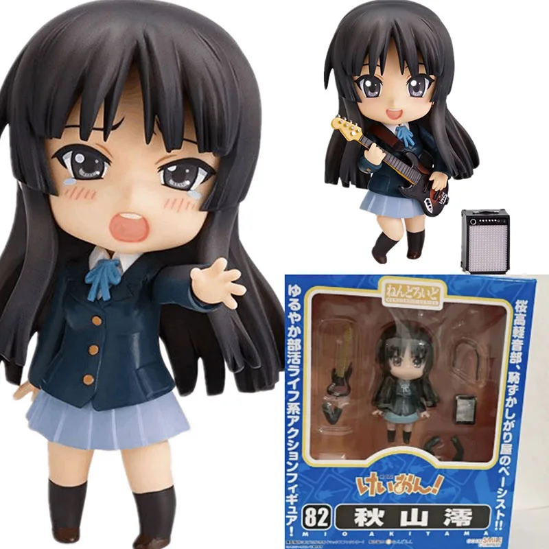 Nendoroid K-ON аниме 82 Akiyama фигурка Мио Play, музыка, милая девушка, подвижная экшн-фигурка, Коллекционная модель, детские подарки 
Nendoroid K-ON аниме 82 Akiyama фигурка Мио Play, музыка, милая девушка, подвижная экшн-фигурка, Коллекционная модель, детские подарки