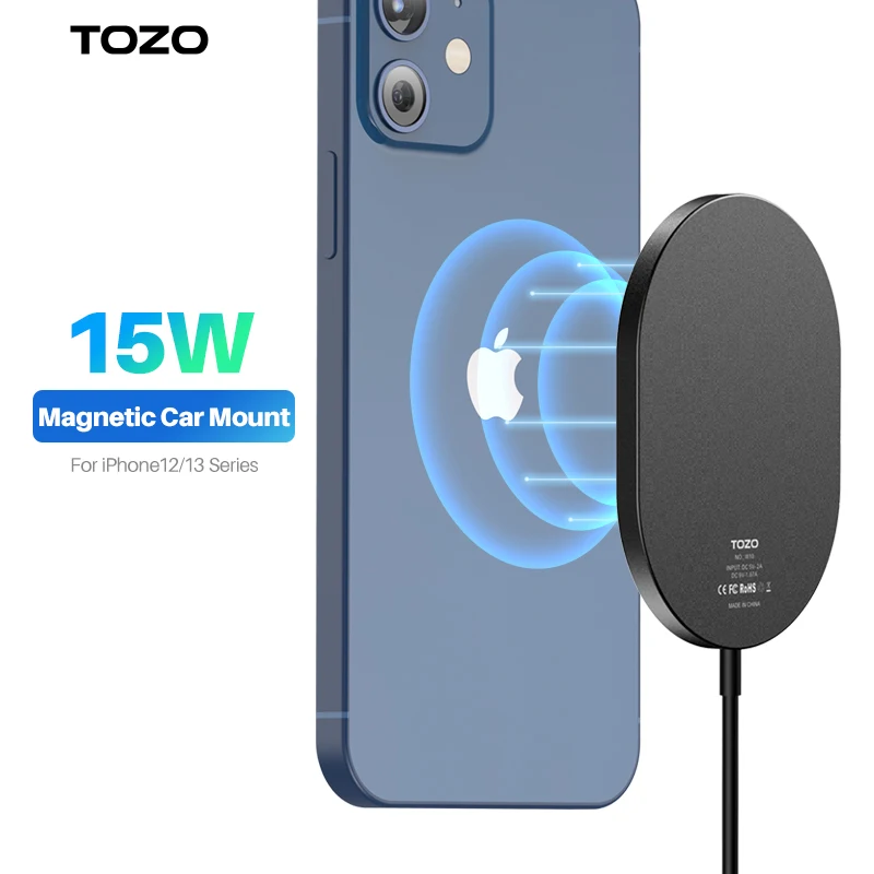Беспроводное зарядное устройство TOZO 15 Вт W10 для iPhone 12 Mini Pro Max, устройство для быстрой зарядки, совместимо со смартфонами Samsung, Xiaomi, Huawei
Беспроводное зарядное устройство TOZO 15 Вт W10 для iPhone 12 Mini Pro Max, устройство для быстрой зарядки, совместимо со смартфонами Samsung, Xiaomi, Huawei