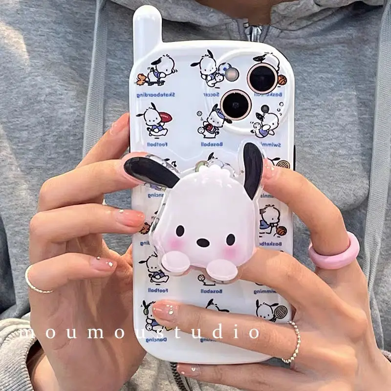 Kawaii Pochacco Sanrio Plush Cartoon Cute iPhone Modeling Case Bracket Anime Figure Toys For Girls Birthday Gift
Kawaii Pochacco Sanrio Plush Cartoon Cute iPhone Modeling Case Bracket Anime Figure Toys For Girls Birthday Gift