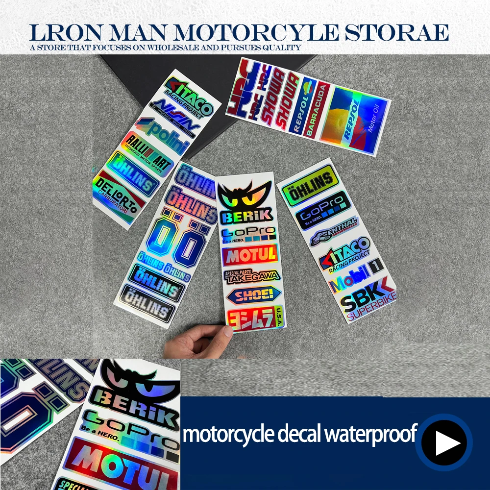 Laser Rainbow Motorcycle Side Strip fender body Bike Helmet Sticker Car Decal Waterproof for KTM YAMAHA Kawasaki Suzuki Honda
Laser Rainbow Motorcycle Side Strip fender body Bike Helmet Sticker Car Decal Waterproof for KTM YAMAHA Kawasaki Suzuki Honda