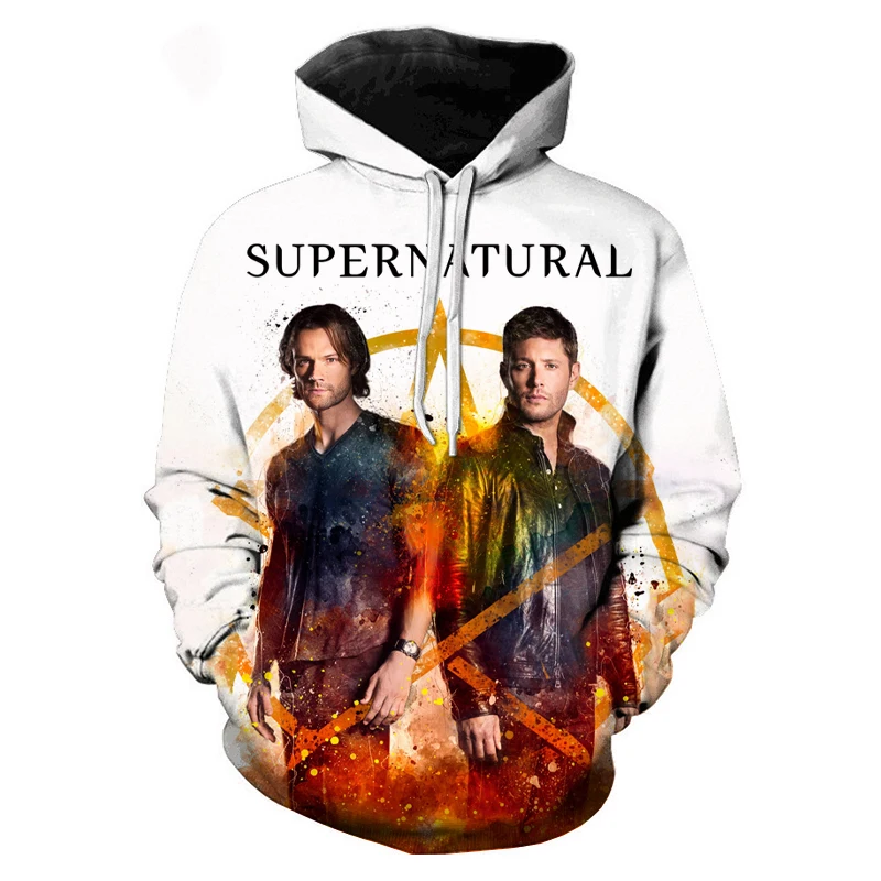 2023 Supernatural Oversized Hoodies TV Series 3D Sweatshirts Harajuku Men Women Fashion Casual Pullover Hooded Sweatshirts Coat
2023 Supernatural Oversized Hoodies TV Series 3D Sweatshirts Harajuku Men Women Fashion Casual Pullover Hooded Sweatshirts Coat