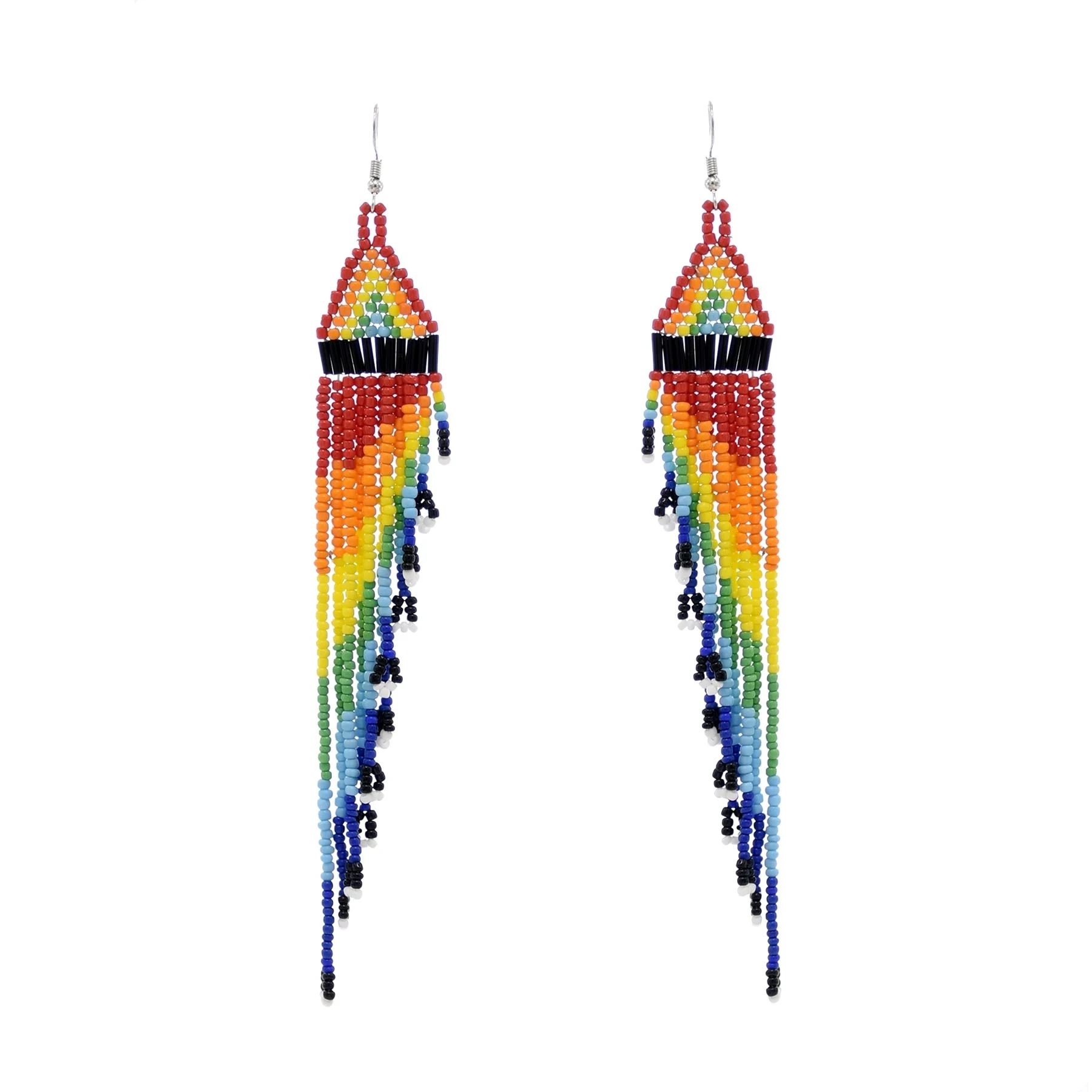 Bohemian Multicolors Beads Hanging Earrings for Women Handmade Earrings pendientes African Tribal Indian Party Jewelry Gift
Bohemian Multicolors Beads Hanging Earrings for Women Handmade Earrings pendientes African Tribal Indian Party Jewelry Gift