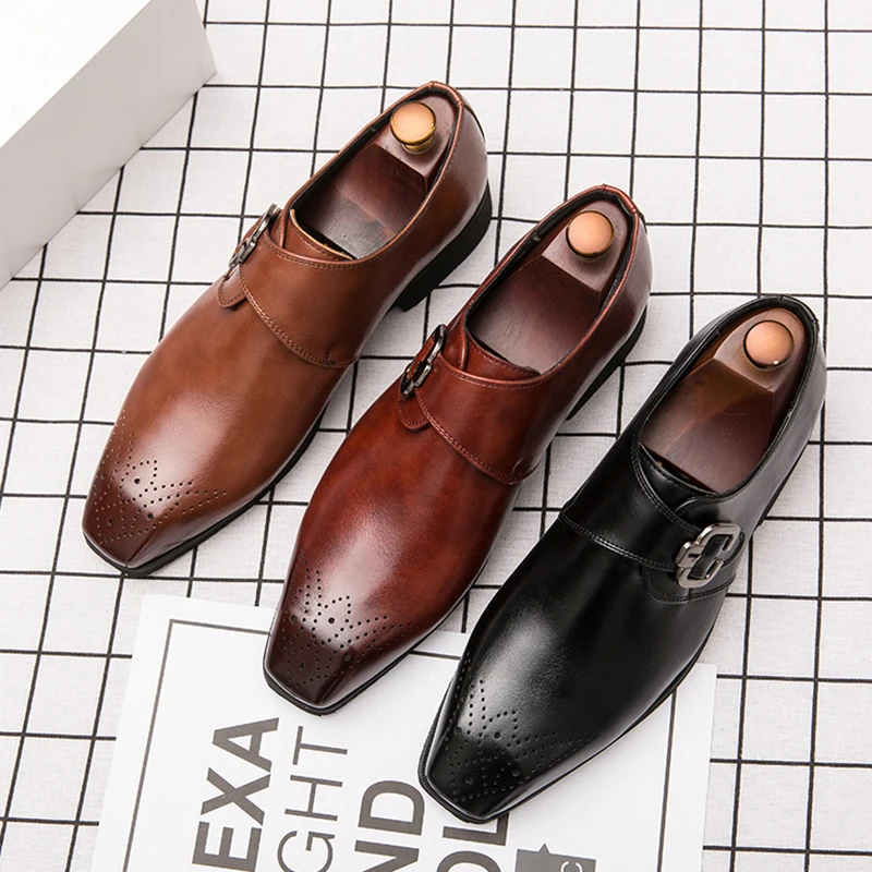 Business Casual Men Shoes PU Leather Dress Shoes For Men Formal Office Flats Adult Shoes Male Party Wedding Footwear
Business Casual Men Shoes PU Leather Dress Shoes For Men Formal Office Flats Adult Shoes Male Party Wedding Footwear