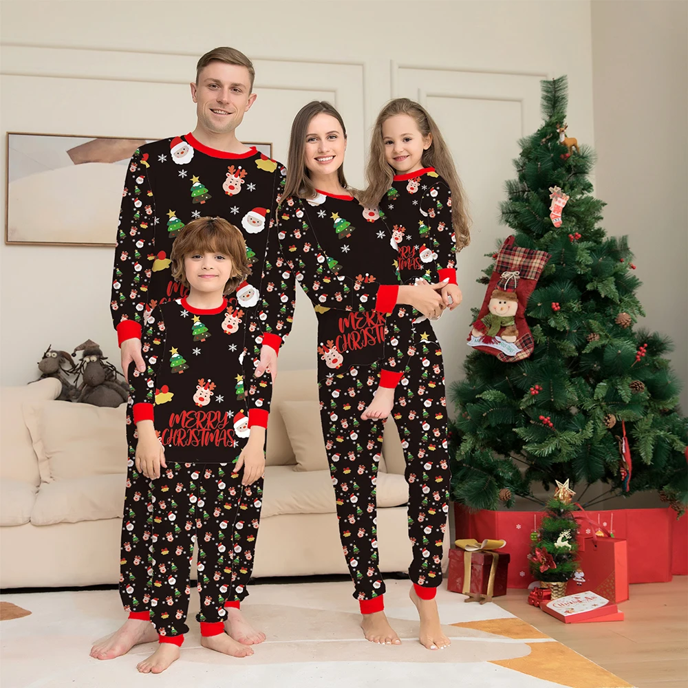 Xmas Family Matching Pajamas 2022 New Full Color Christmas Decoration Print Adult Children Suit Baby Jumpsuit + Dog Family Suit
Xmas Family Matching Pajamas 2022 New Full Color Christmas Decoration Print Adult Children Suit Baby Jumpsuit + Dog Family Suit