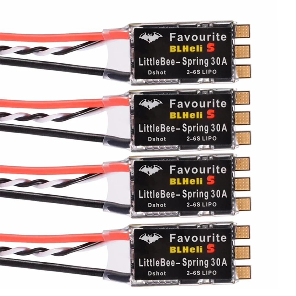 4 шт./комплект FVT LittleBee BLHeli-s Sbring 20A 2-4S / 30A 2-6S ESC поддерживает Mulitshot Opto Oneshot42 OneShot125
4 шт./комплект FVT LittleBee BLHeli-s Sbring 20A 2-4S / 30A 2-6S ESC поддерживает Mulitshot Opto Oneshot42 OneShot125