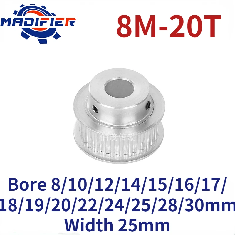8M 20 Teeth BF Convex Table Synchronous Belt Pulley Slot Width 25mm Inner Hole 8/10/12/14/15/16/17/18/19/20/22/24/25/28/30mm
8M 20 Teeth BF Convex Table Synchronous Belt Pulley Slot Width 25mm Inner Hole 8/10/12/14/15/16/17/18/19/20/22/24/25/28/30mm