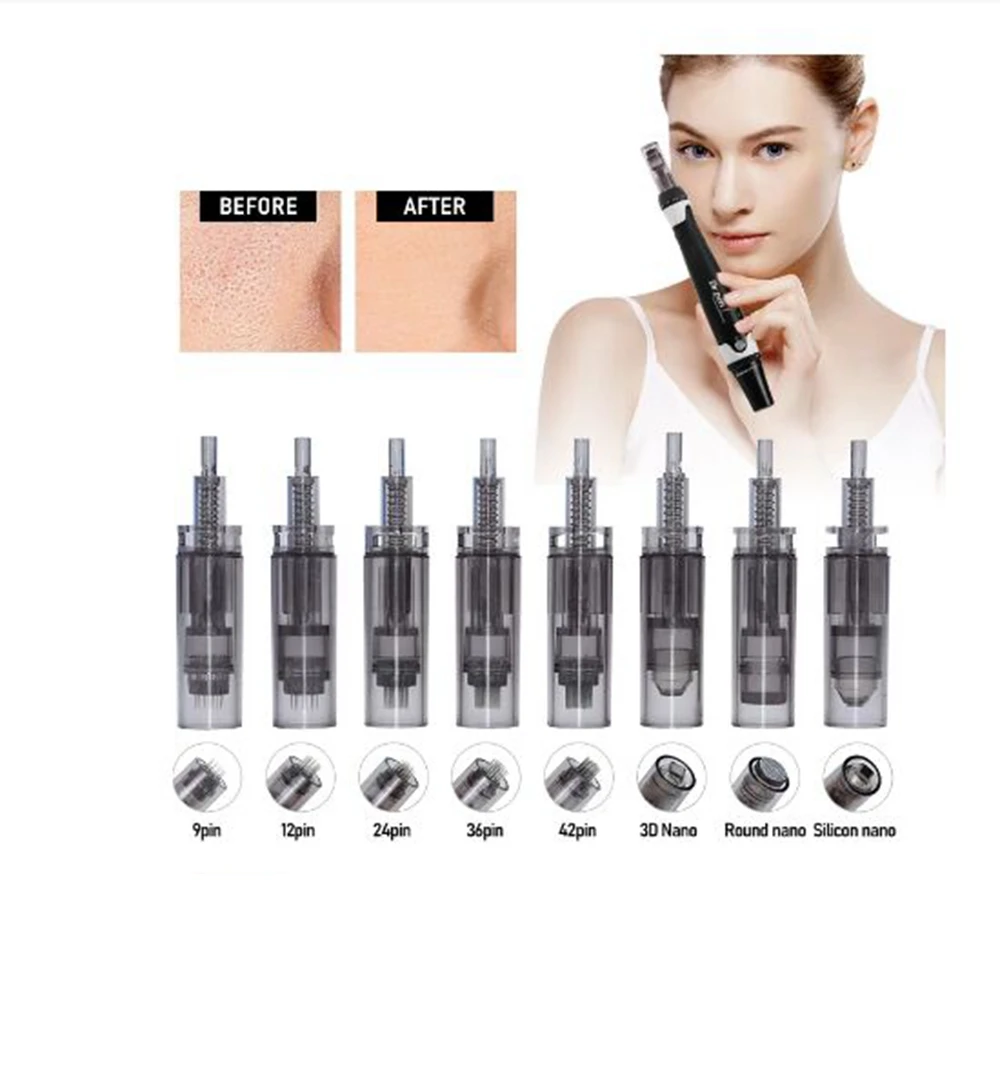 10pcs Dr.Pen A7 Replacement Needle Cartridges Sterile Electric Microneedling Cartridges 12 24 36 42 Pin Nano Needle
10pcs Dr.Pen A7 Replacement Needle Cartridges Sterile Electric Microneedling Cartridges 12 24 36 42 Pin Nano Needle