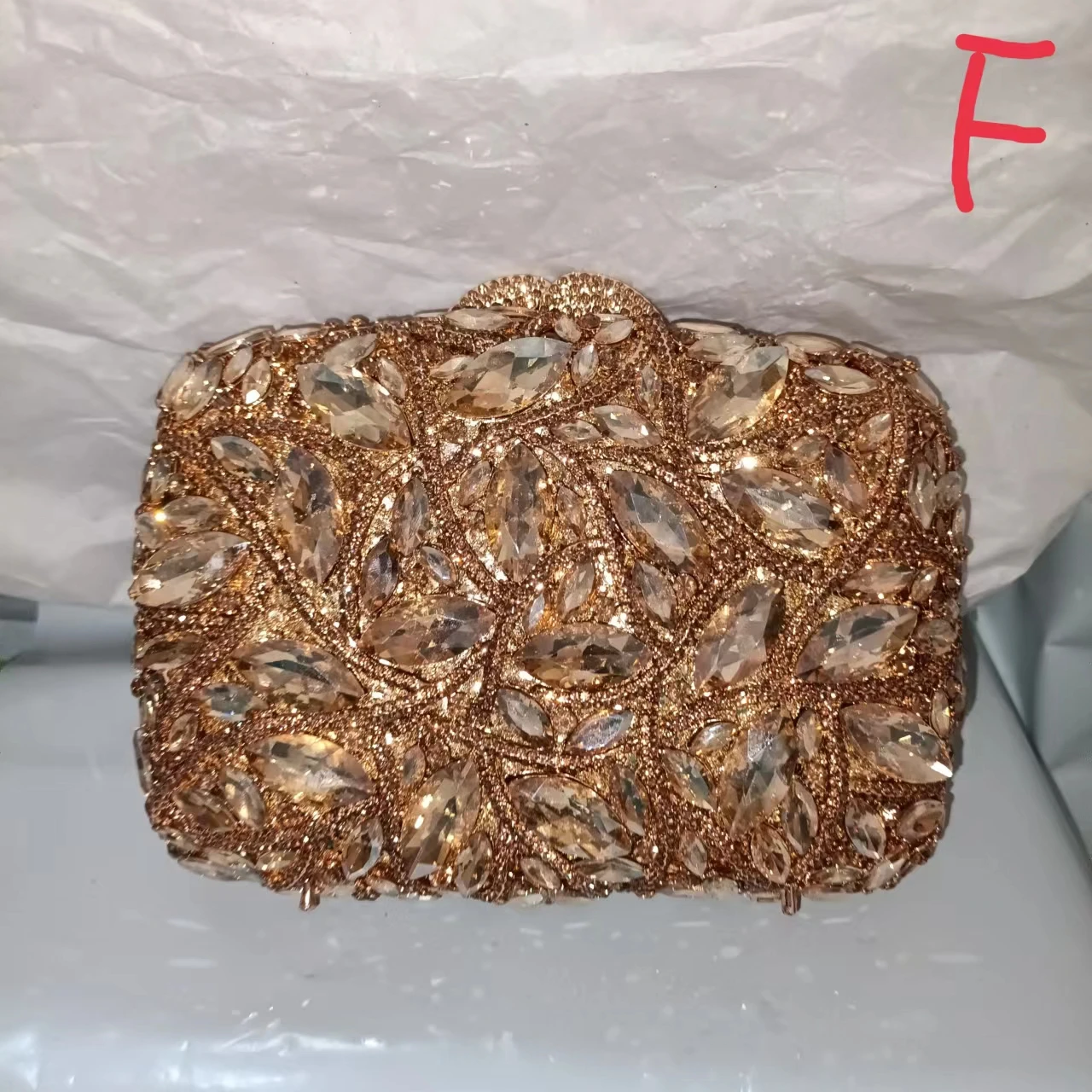 Woman Gold Diamond Fashion Evening Purse Bridal Birthday Dinner Prom Elegant Handbag Wedding Party Banquet Crystal Clutch Bag
Woman Gold Diamond Fashion Evening Purse Bridal Birthday Dinner Prom Elegant Handbag Wedding Party Banquet Crystal Clutch Bag