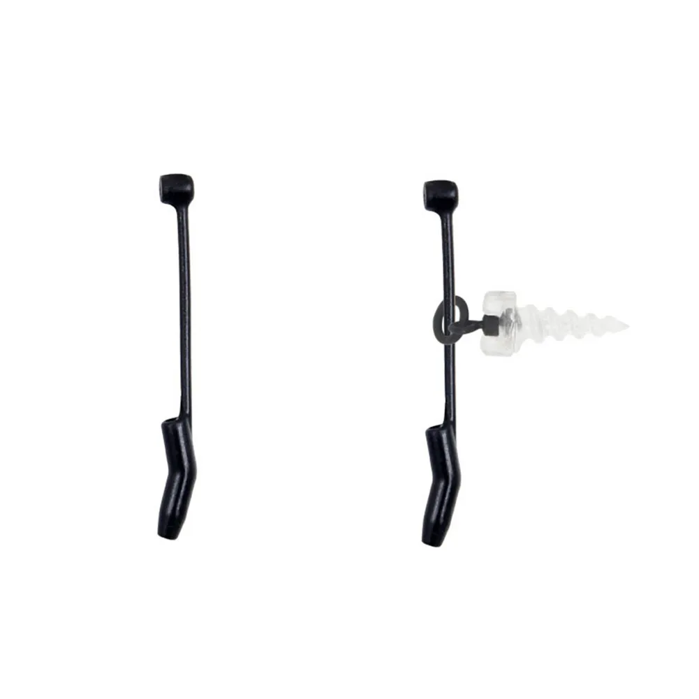 Hooks D Rig 10pcs Anti Tangle Black Carp Fishing D Rig Kickers Fishing Hook Aligners
Hooks D Rig 10pcs Anti Tangle Black Carp Fishing D Rig Kickers Fishing Hook Aligners