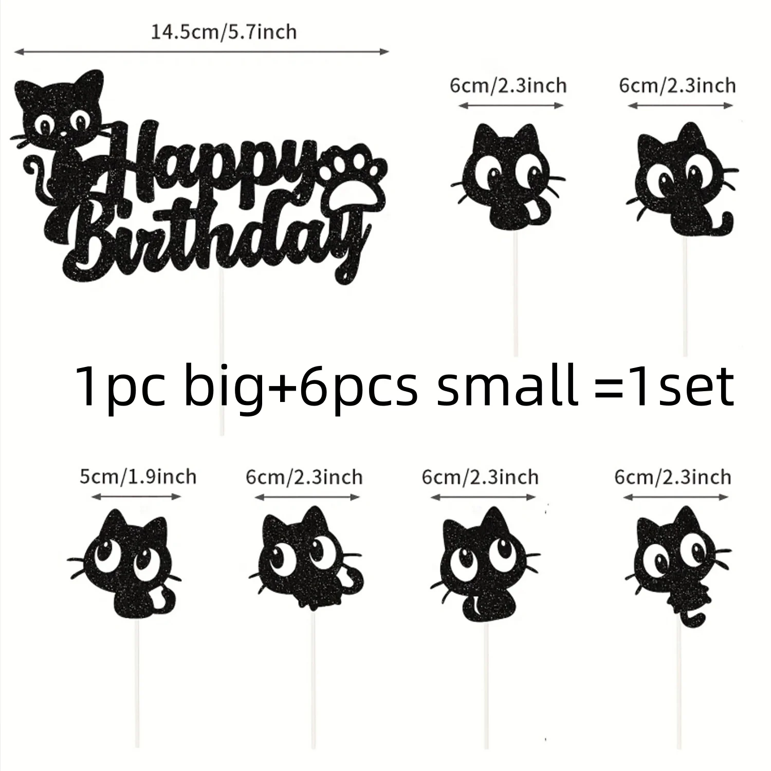 Топпер для торта черный кот Jeyomerry
Топпер для торта черный кот Jeyomerry