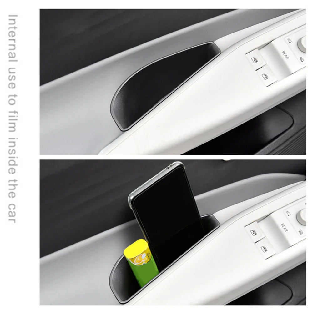 For ID.3 2021+ Door Side Storage Box Front Back Door Handle Armrest Tray Organizer Plastic Black Car Accessory Stowing Tidying
For ID.3 2021+ Door Side Storage Box Front Back Door Handle Armrest Tray Organizer Plastic Black Car Accessory Stowing Tidying