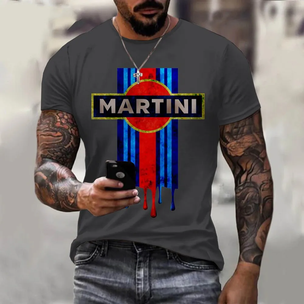 New Martini Racing 3D Printing T-shirt Men's and Women's Casual Loose Short Sleeve Round Neck Soft and Breathable T-shirt
New Martini Racing 3D Printing T-shirt Men's and Women's Casual Loose Short Sleeve Round Neck Soft and Breathable T-shirt