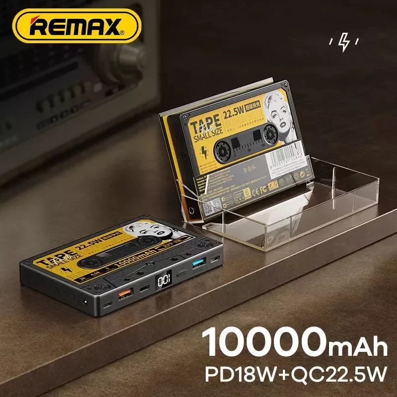 NEW Remax 10000mAh Power Bank QC22.5W Super Fast Charging Portable Mobile Battery Digital Display Retro 18W For Apple Xiaomi HUA
NEW Remax 10000mAh Power Bank QC22.5W Super Fast Charging Portable Mobile Battery Digital Display Retro 18W For Apple Xiaomi HUA