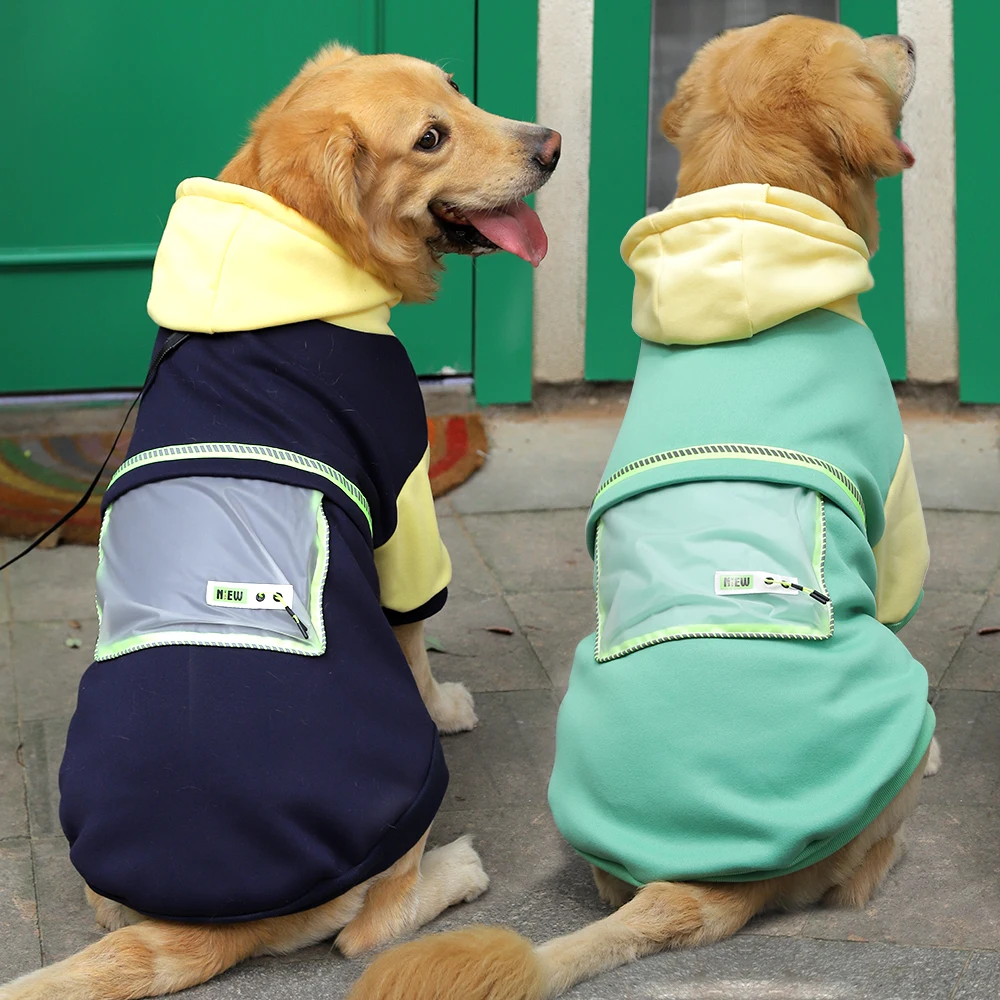 Thick Hoodie Jacket For Medium Large Dogs Labrador Autumn Winter Warm Clothes Fashion Overalls For Pet Dog Coat Suppliers
Thick Hoodie Jacket For Medium Large Dogs Labrador Autumn Winter Warm Clothes Fashion Overalls For Pet Dog Coat Suppliers