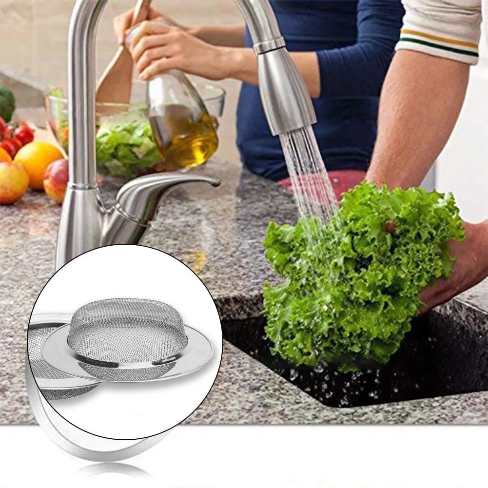 Stainless Steel Kitchen Bathroom Sink Filter Hair Catcher Stopper Bathroom Strainer Waste Water Filter Kitchen Sink Accessories
Stainless Steel Kitchen Bathroom Sink Filter Hair Catcher Stopper Bathroom Strainer Waste Water Filter Kitchen Sink Accessories