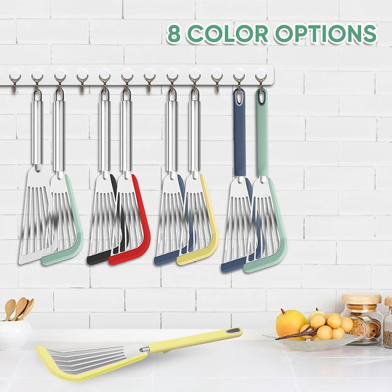 Кухонные силиконовые аксессуары, кухонные принадлежности из нержавеющей стали с мягкими краями, термостойкие кухонные инструменты для приготовления пищи
Кухонные силиконовые аксессуары, кухонные принадлежности из нержавеющей стали с мягкими краями, термостойкие кухонные инструменты для приготовления пищи