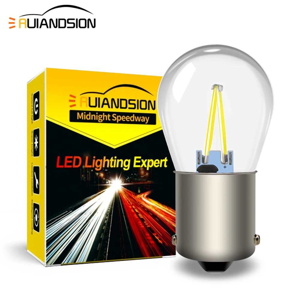 Лампа накаливания Ruiandsion 1156 1157 BAY15D P21W P21/5W LED R5W R10W для поворотников автомобиля, лампа заднего хода 12 В, автомобильная белая
Лампа накаливания Ruiandsion 1156 1157 BAY15D P21W P21/5W LED R5W R10W для поворотников автомобиля, лампа заднего хода 12 В, автомобильная белая
