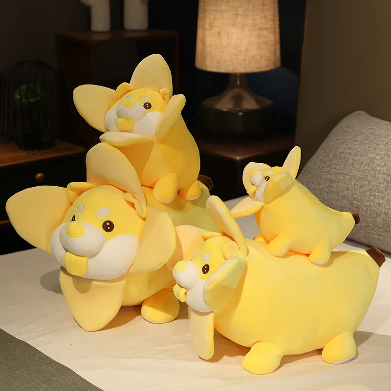 60CM Kawaii Cartoon Creative Anime Animal Banana Dog Plush Toy Soft Sofa Bed Cushion Cute Baby Girlfriend Birthday Holiday Gift
60CM Kawaii Cartoon Creative Anime Animal Banana Dog Plush Toy Soft Sofa Bed Cushion Cute Baby Girlfriend Birthday Holiday Gift