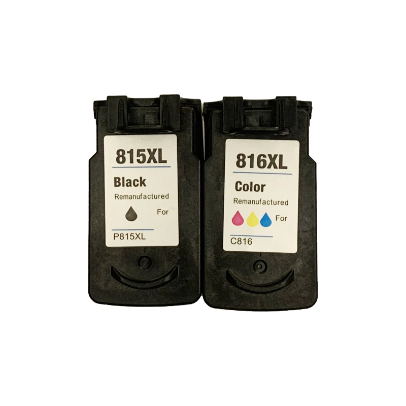 815 816 Re-Manufactured Ink Cartridge Replacement for Canon PG815 CL816 pg-815 pg 815 cl 816 for IP2780 MP236 MP259 MP288
815 816 Re-Manufactured Ink Cartridge Replacement for Canon PG815 CL816 pg-815 pg 815 cl 816 for IP2780 MP236 MP259 MP288