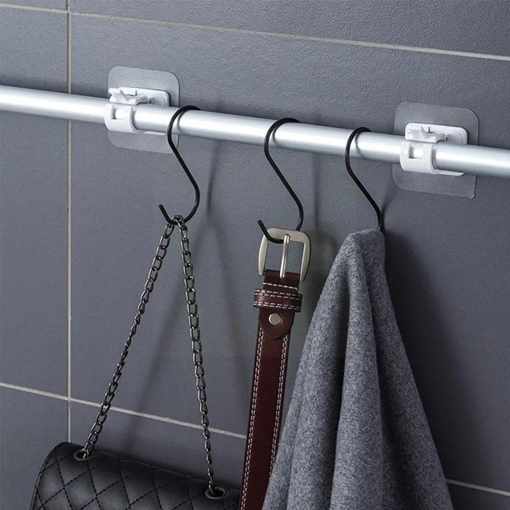 One Pair New Powerful Curtain Rod Hanging Clip Hook Shower Rod 3.5kg Clip Hanging Curtain Bearing M7f1
One Pair New Powerful Curtain Rod Hanging Clip Hook Shower Rod 3.5kg Clip Hanging Curtain Bearing M7f1