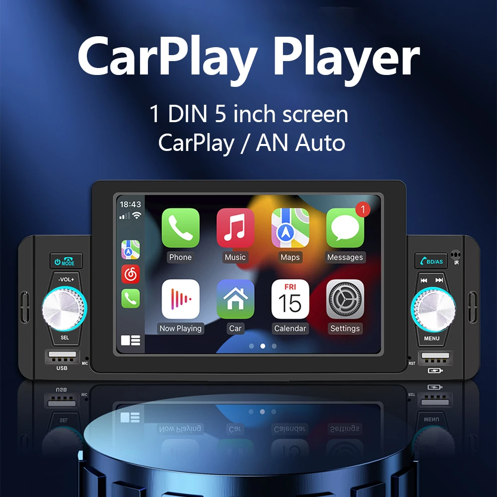High Quality MP5 Player Car Radio 40hz-12.5khz 5 Inches 800x480 87.5-108MHz Accessories Bluetooth V2.0 Dual USB
High Quality MP5 Player Car Radio 40hz-12.5khz 5 Inches 800x480 87.5-108MHz Accessories Bluetooth V2.0 Dual USB