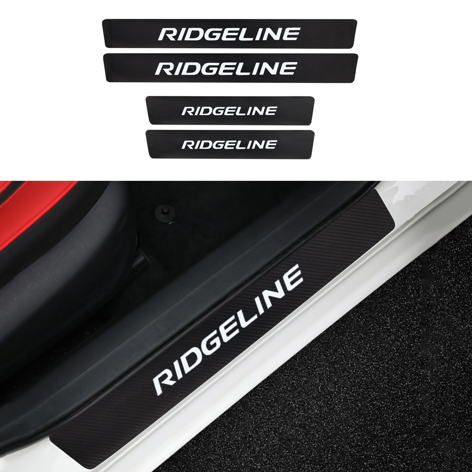 Car Door Sill Protector Scuff For Honda Ridgeline 4D Carbon Fiber Vinyl Sticker Door sill guard Interior Car Accessories 4Pcs
Car Door Sill Protector Scuff For Honda Ridgeline 4D Carbon Fiber Vinyl Sticker Door sill guard Interior Car Accessories 4Pcs