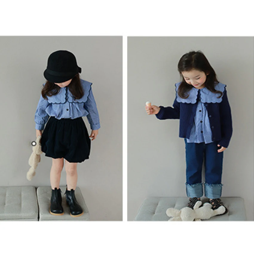 Autumn Kids Clothes Casual Girls Children's Sets Solid Suit Strip Sweater Cardigan Coat + Lapel Long-sleeved Shirt Jeans
Autumn Kids Clothes Casual Girls Children's Sets Solid Suit Strip Sweater Cardigan Coat + Lapel Long-sleeved Shirt Jeans