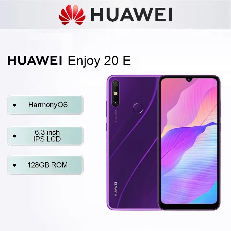 HUAWEI Enjoy 20E Smartphone HarmonyOS 6.3 inch IPS LCD 5000mAh Battery 128GB ROM Original Mobile phones 4G Network Cell phone
HUAWEI Enjoy 20E Smartphone HarmonyOS 6.3 inch IPS LCD 5000mAh Battery 128GB ROM Original Mobile phones 4G Network Cell phone