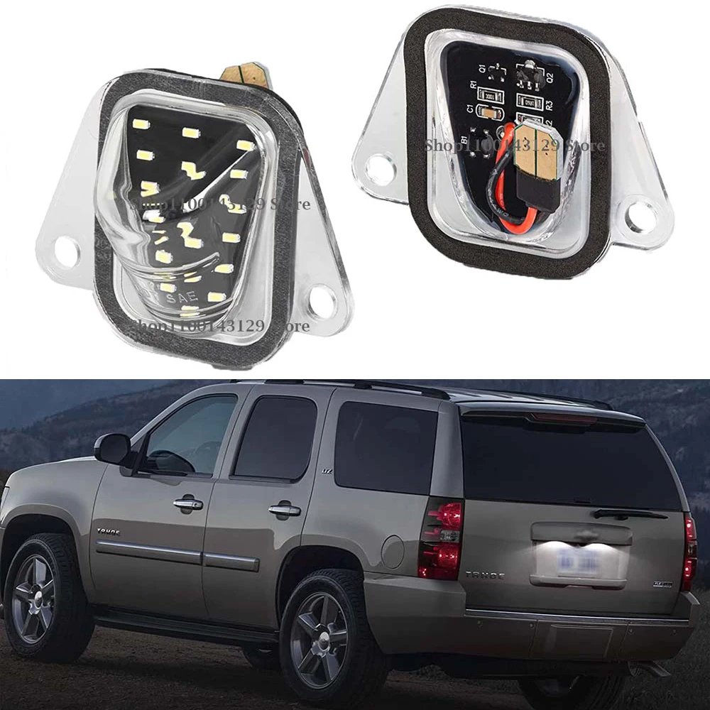 2PCS LED License Number Plate Light For Chevrolet Suburban 1500/2500 Tahoe 2007-2014 For GMC Yukon For Cadillac Escalade
2PCS LED License Number Plate Light For Chevrolet Suburban 1500/2500 Tahoe 2007-2014 For GMC Yukon For Cadillac Escalade