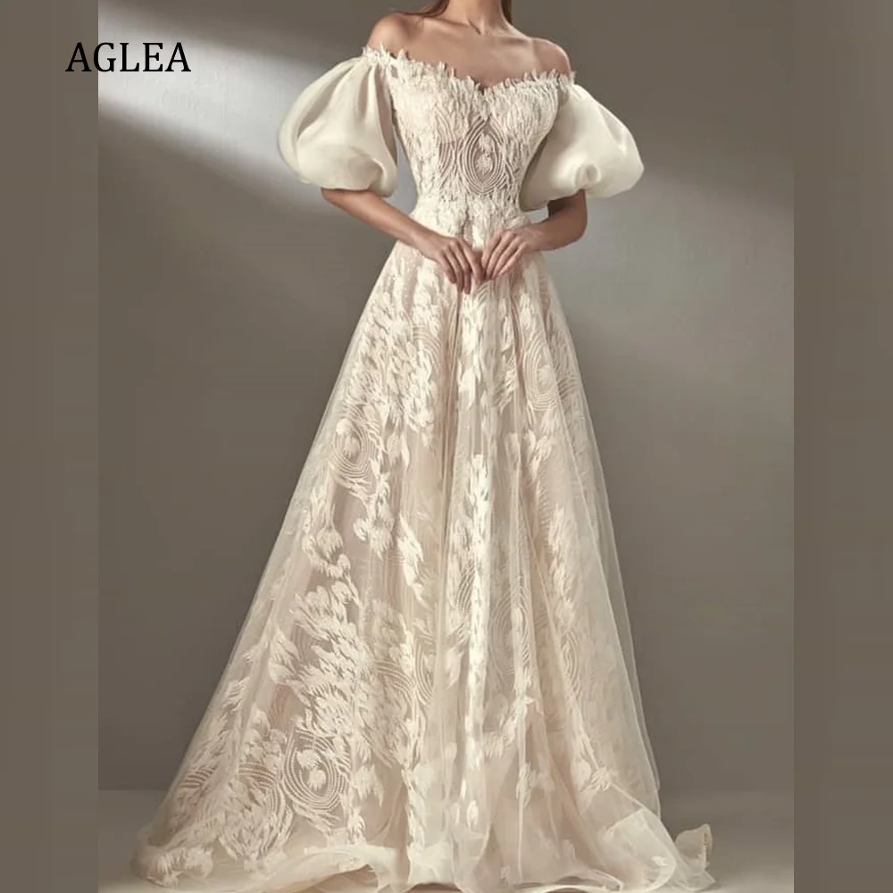 AGLEA Evening Dresses Formal Occasion Elegant Party for Women Prom Sweep Train Lace Off-the-shoulder Empire
AGLEA Evening Dresses Formal Occasion Elegant Party for Women Prom Sweep Train Lace Off-the-shoulder Empire