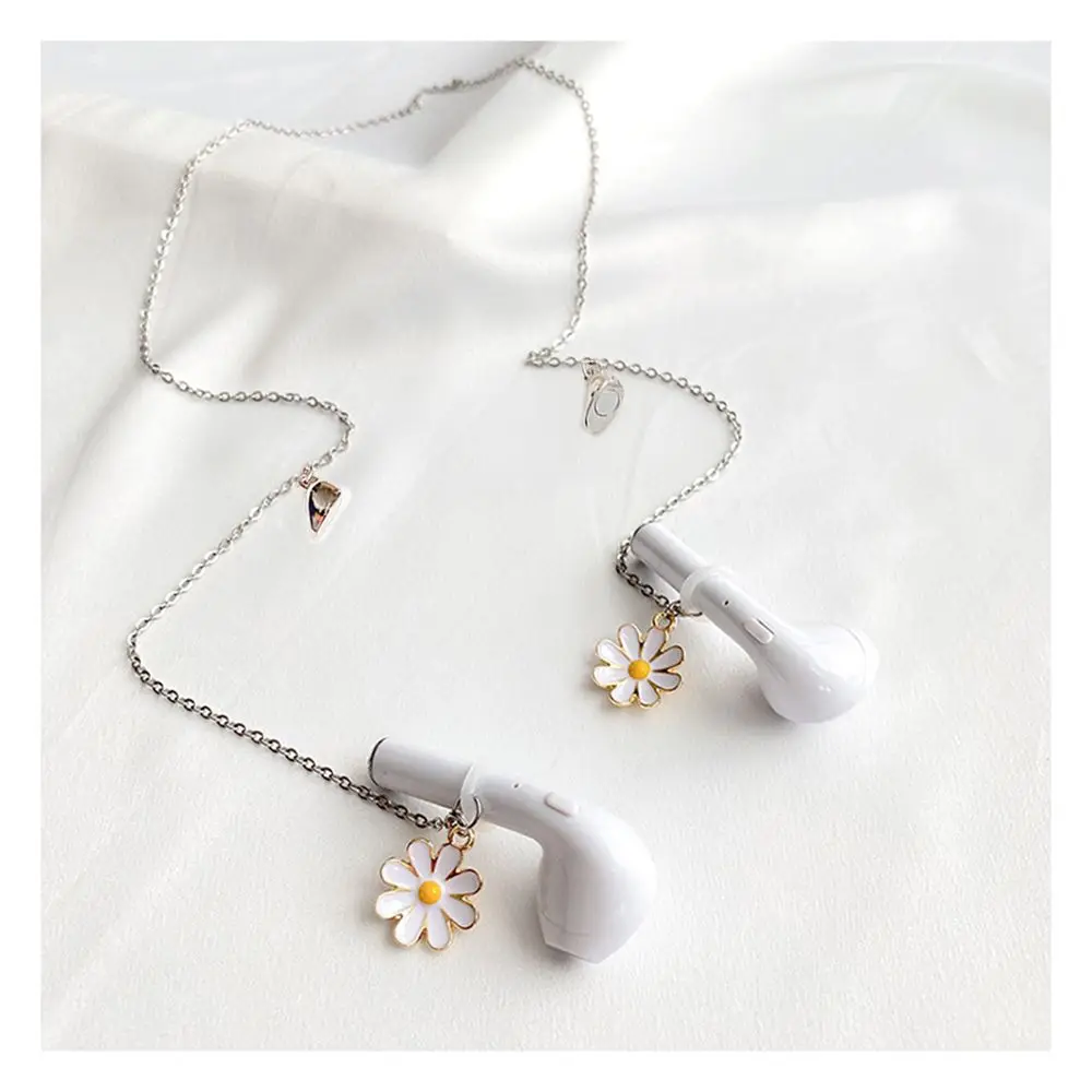 Anti-Lost Chain Daisies Headphone Chains Strap Women Wireless Earphones Retention Necklace For Airpods Best Gifts Glasses Strap
Anti-Lost Chain Daisies Headphone Chains Strap Women Wireless Earphones Retention Necklace For Airpods Best Gifts Glasses Strap