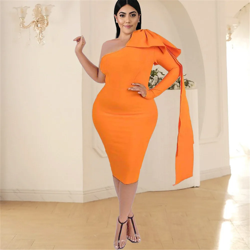 Dress Sexy Off-the-shoulder Bow High Waist Slim Evening Dress Autumn Spring New Fashion 2022 Party Dresses Female
Dress Sexy Off-the-shoulder Bow High Waist Slim Evening Dress Autumn Spring New Fashion 2022 Party Dresses Female