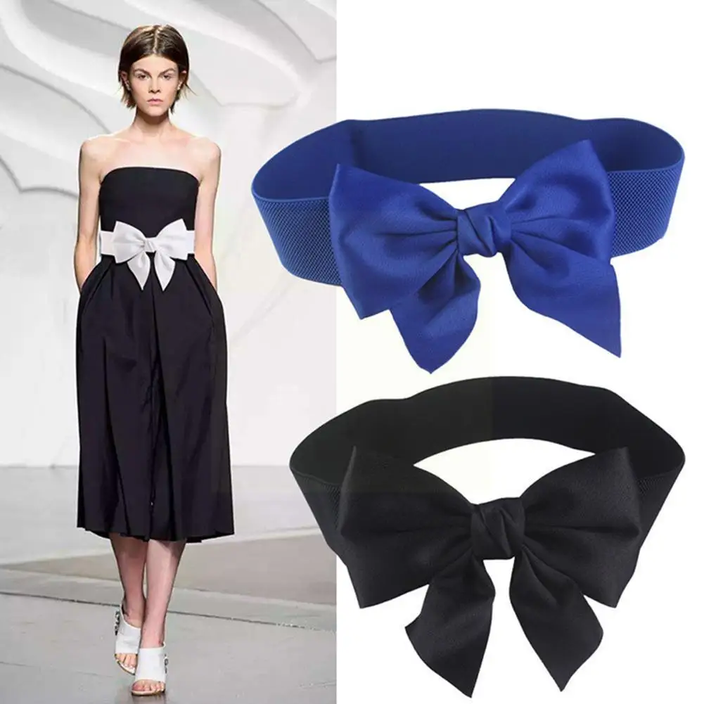 New Korean Style Windbreaker Elastic Bow Waistband Decoration Belt Buckle Dress Belt Ladies Alloy Access Button Women Belt I2m8
New Korean Style Windbreaker Elastic Bow Waistband Decoration Belt Buckle Dress Belt Ladies Alloy Access Button Women Belt I2m8