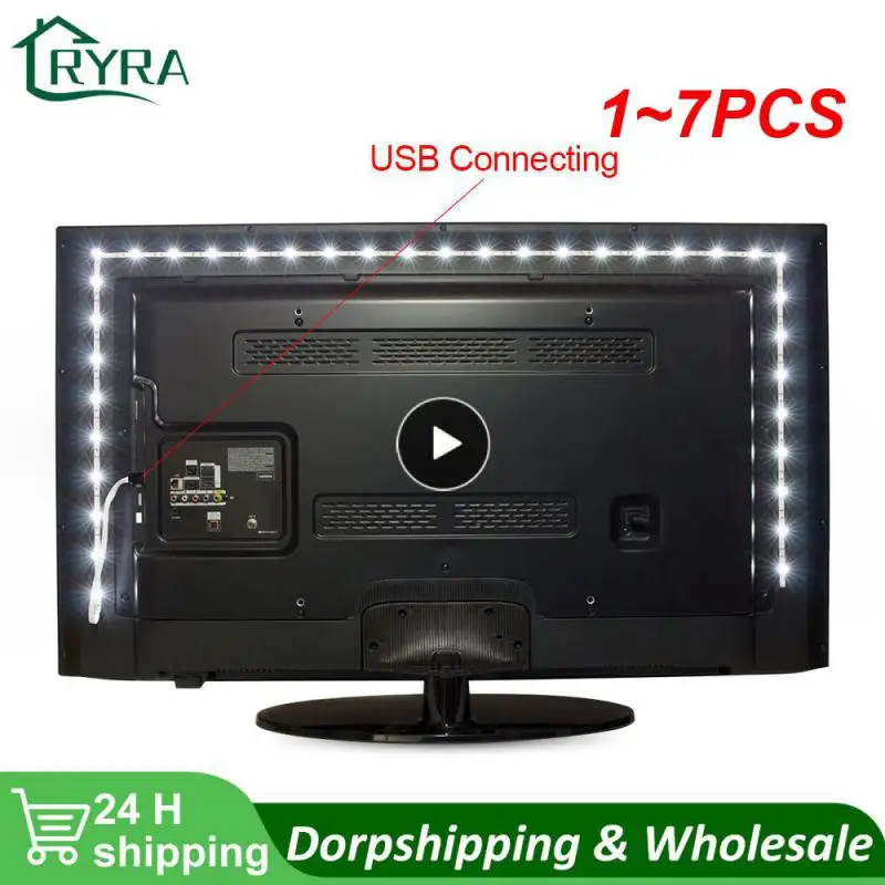 1~7PCS 5V USB LED Strips 2835 5050 White Warm White RGB Tira LED Strip Light TV Background Lighting Tape Home Decor Lamp 1-15m
1~7PCS 5V USB LED Strips 2835 5050 White Warm White RGB Tira LED Strip Light TV Background Lighting Tape Home Decor Lamp 1-15m