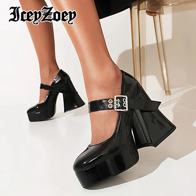 IceyZoey 2023 New Spring Pumps Fashion Women High Heel Shoes Mary Jane Shoes Metal Buckle Lady Sexy Shoes Footwear Size 35-43
IceyZoey 2023 New Spring Pumps Fashion Women High Heel Shoes Mary Jane Shoes Metal Buckle Lady Sexy Shoes Footwear Size 35-43