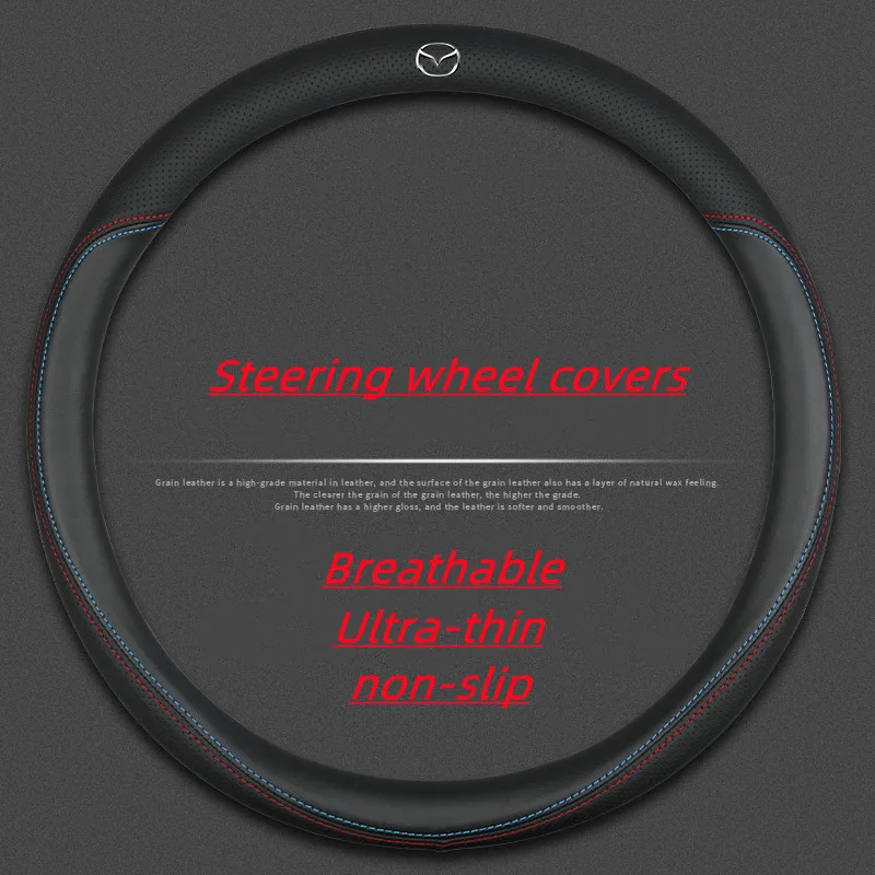 Non-slip Auto Steering Wheel Cover For Mazda 3 Mazda 6 CX5 CX7 Demio Axela Atenza Speed MP MS CX9 MX3 MX5 RX8 Car accessories
Non-slip Auto Steering Wheel Cover For Mazda 3 Mazda 6 CX5 CX7 Demio Axela Atenza Speed MP MS CX9 MX3 MX5 RX8 Car accessories