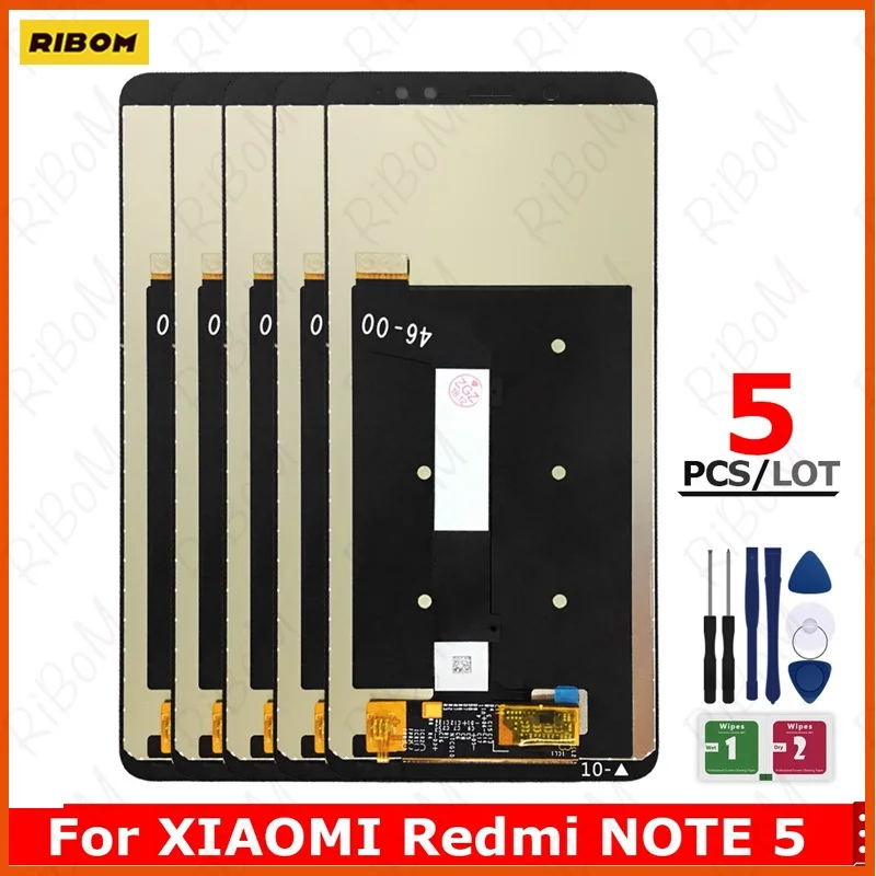 New 5Pcs Original LCD For Xiaomi Redmi Note 5/Note 5 Pro LCD Display Touch Screen Complete Assembly For Redmi Note 5/Note 5 Pro
New 5Pcs Original LCD For Xiaomi Redmi Note 5/Note 5 Pro LCD Display Touch Screen Complete Assembly For Redmi Note 5/Note 5 Pro