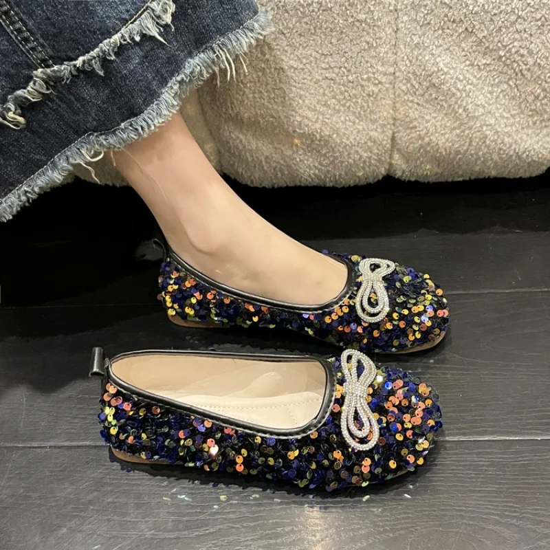 Black Ballet Flats Shoes Women Spring Quilted PU Leather Slip on Ballerina Luxury Round Toe Ladies Dress Shoes Zapatos De Mujer
Black Ballet Flats Shoes Women Spring Quilted PU Leather Slip on Ballerina Luxury Round Toe Ladies Dress Shoes Zapatos De Mujer