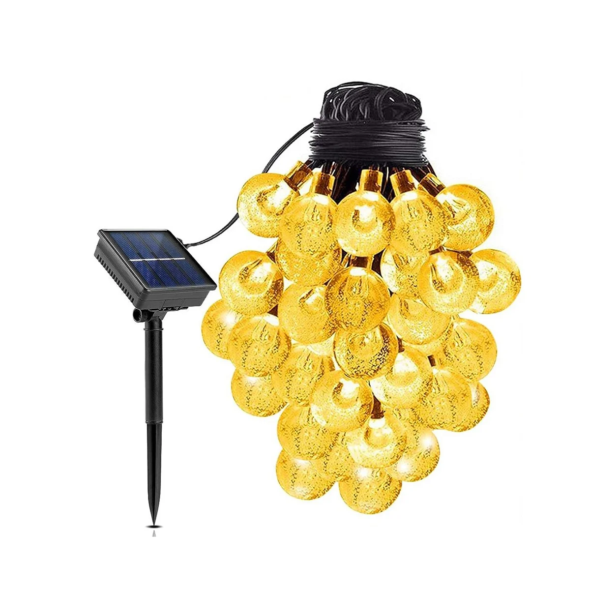 Solar String Lights, 21.6Ft 30 LED Outdoor Globe Bulb String Lights, Waterproof 8 Modes Solar Patio Lights
Solar String Lights, 21.6Ft 30 LED Outdoor Globe Bulb String Lights, Waterproof 8 Modes Solar Patio Lights