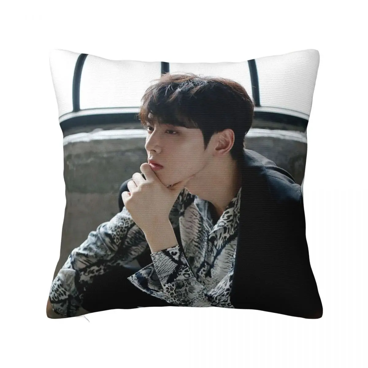 Cha Eunwoo Astro Pillowcase Printed Polyester Cushion Cover Decor Korean Idol Group Pillow Case Cover Home Dropshipping 45*45cm
Cha Eunwoo Astro Pillowcase Printed Polyester Cushion Cover Decor Korean Idol Group Pillow Case Cover Home Dropshipping 45*45cm