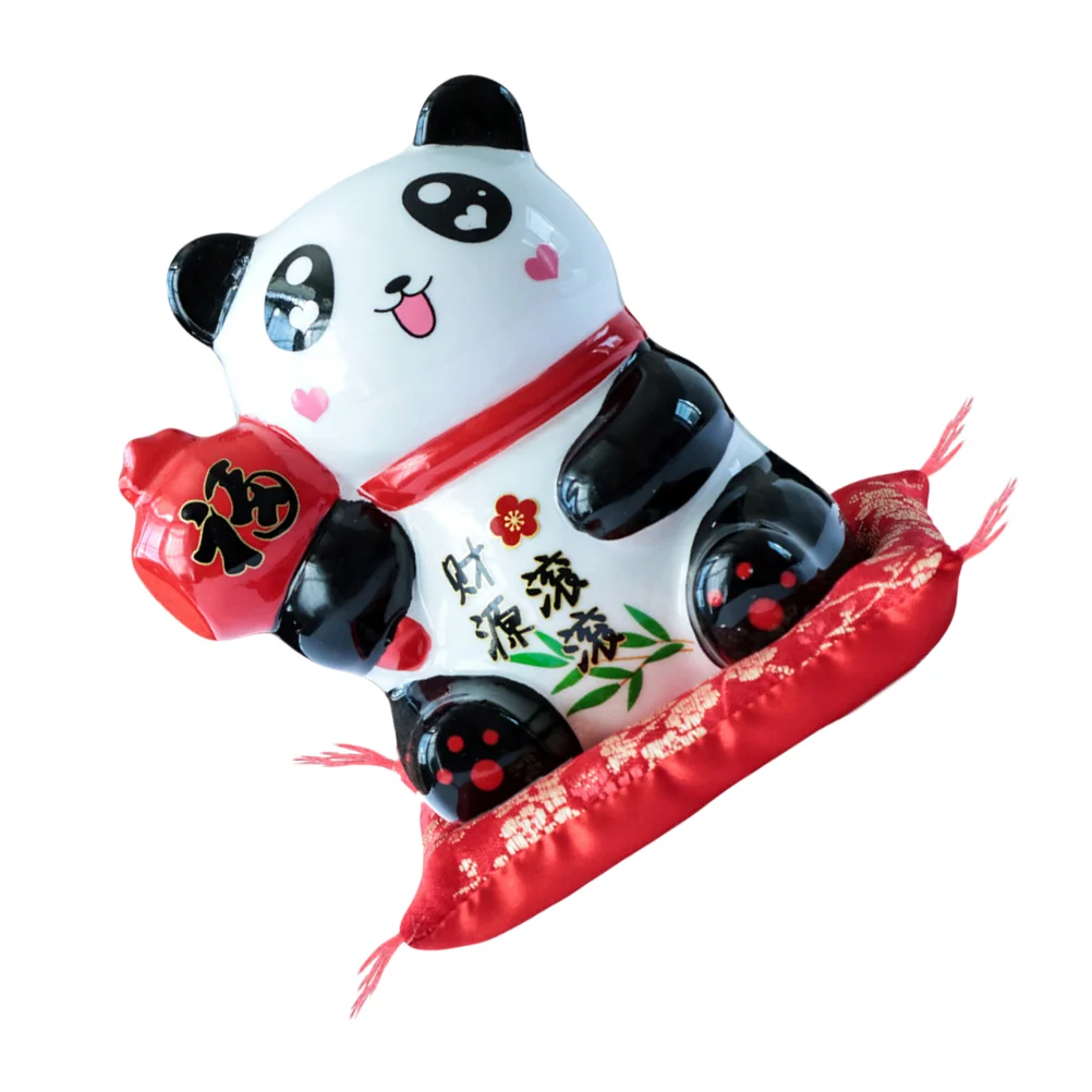 Creative Fortune Panda Figurine Ceramics Piggy Bank Panda Money Banks with Cushion 
Creative Fortune Panda Figurine Ceramics Piggy Bank Panda Money Banks with Cushion