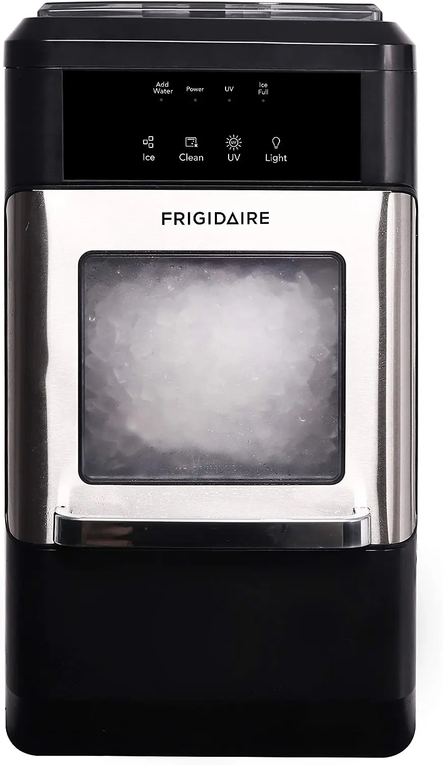 Countertop Crunchy Chewable Nugget Ice Maker, 44lbs per day, Self Cleaning Function
Countertop Crunchy Chewable Nugget Ice Maker, 44lbs per day, Self Cleaning Function