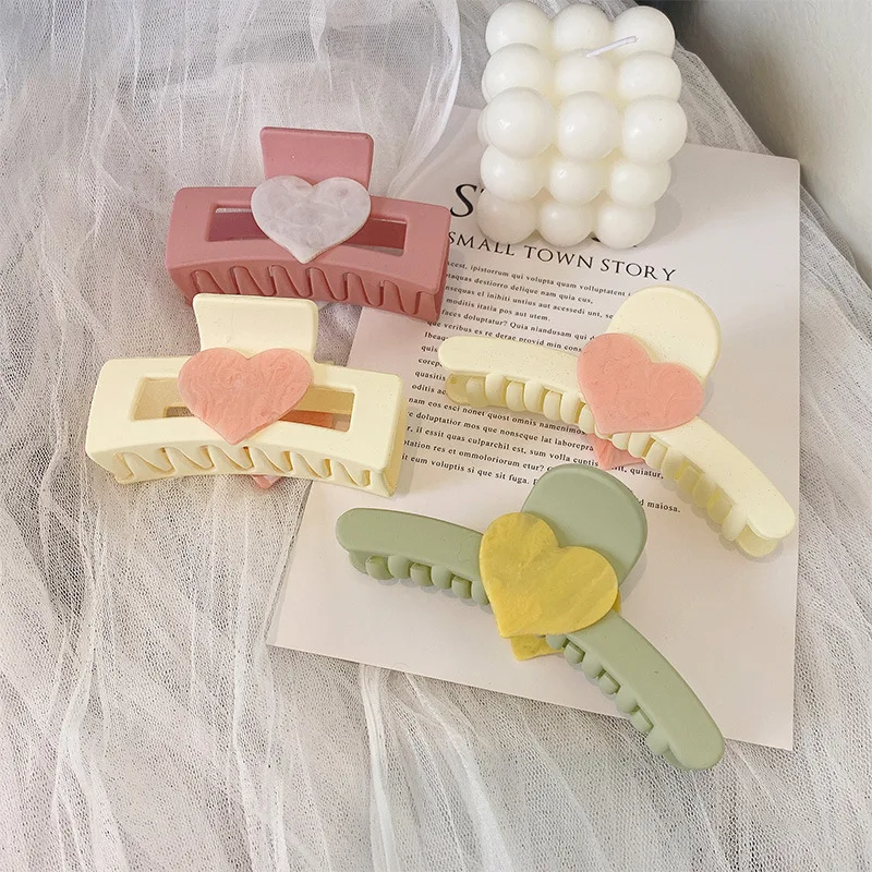 Sweet Pink and White Peach Heart Clip for Women Fashion New Rectangular Acrylic Hair Clip Jewelry Party
Sweet Pink and White Peach Heart Clip for Women Fashion New Rectangular Acrylic Hair Clip Jewelry Party