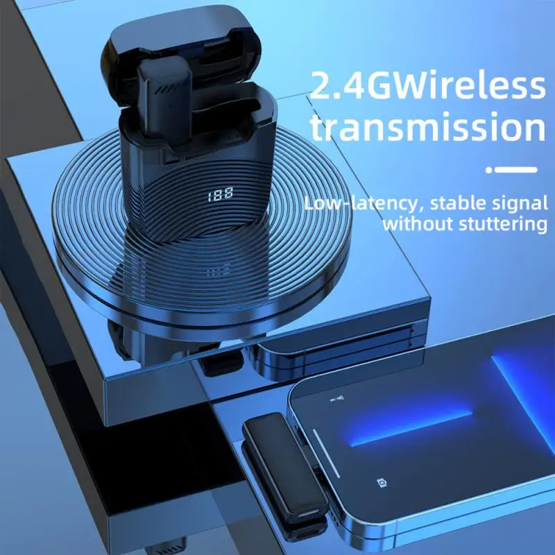 Mobile Phone Live Charging Compartment New Noise Reduction Charging Wireless Lavalier Microphone With Digital Display Mini
Mobile Phone Live Charging Compartment New Noise Reduction Charging Wireless Lavalier Microphone With Digital Display Mini