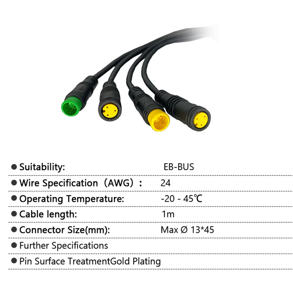 E-Bike 1T4 Wiring Waterproof Cable Distribution Harness Pedelec For Bafang BBS/BBSHD Mid-drive Electric Bicycle Accessories
E-Bike 1T4 Wiring Waterproof Cable Distribution Harness Pedelec For Bafang BBS/BBSHD Mid-drive Electric Bicycle Accessories