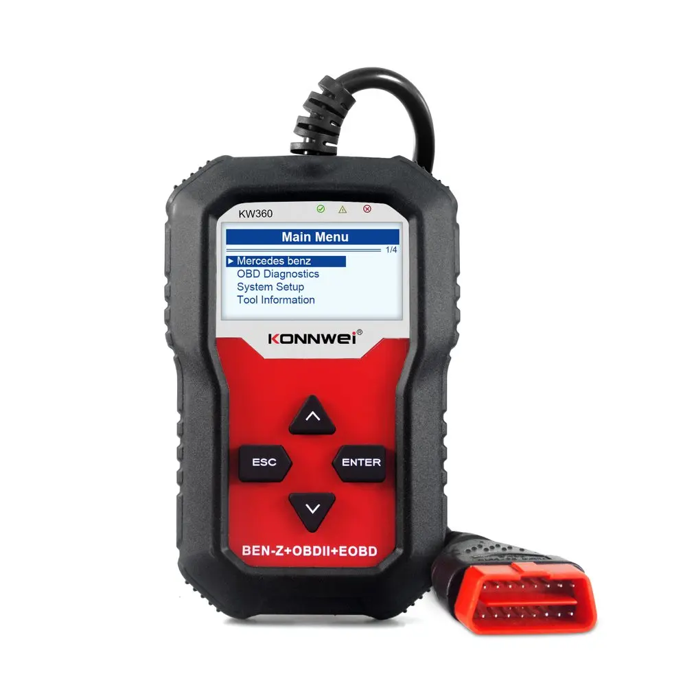 KW360 Practical Dedicated Full-featured Full-system Airbag ABS Brake System Car Scanner Car Accessories
KW360 Practical Dedicated Full-featured Full-system Airbag ABS Brake System Car Scanner Car Accessories