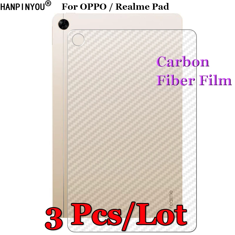 3 Pcs/Lot For OPPO Realme Pad X Mini 3D Non-slip Clear Carbon Fiber Back Film Screen Protector Protective Sticker
3 Pcs/Lot For OPPO Realme Pad X Mini 3D Non-slip Clear Carbon Fiber Back Film Screen Protector Protective Sticker