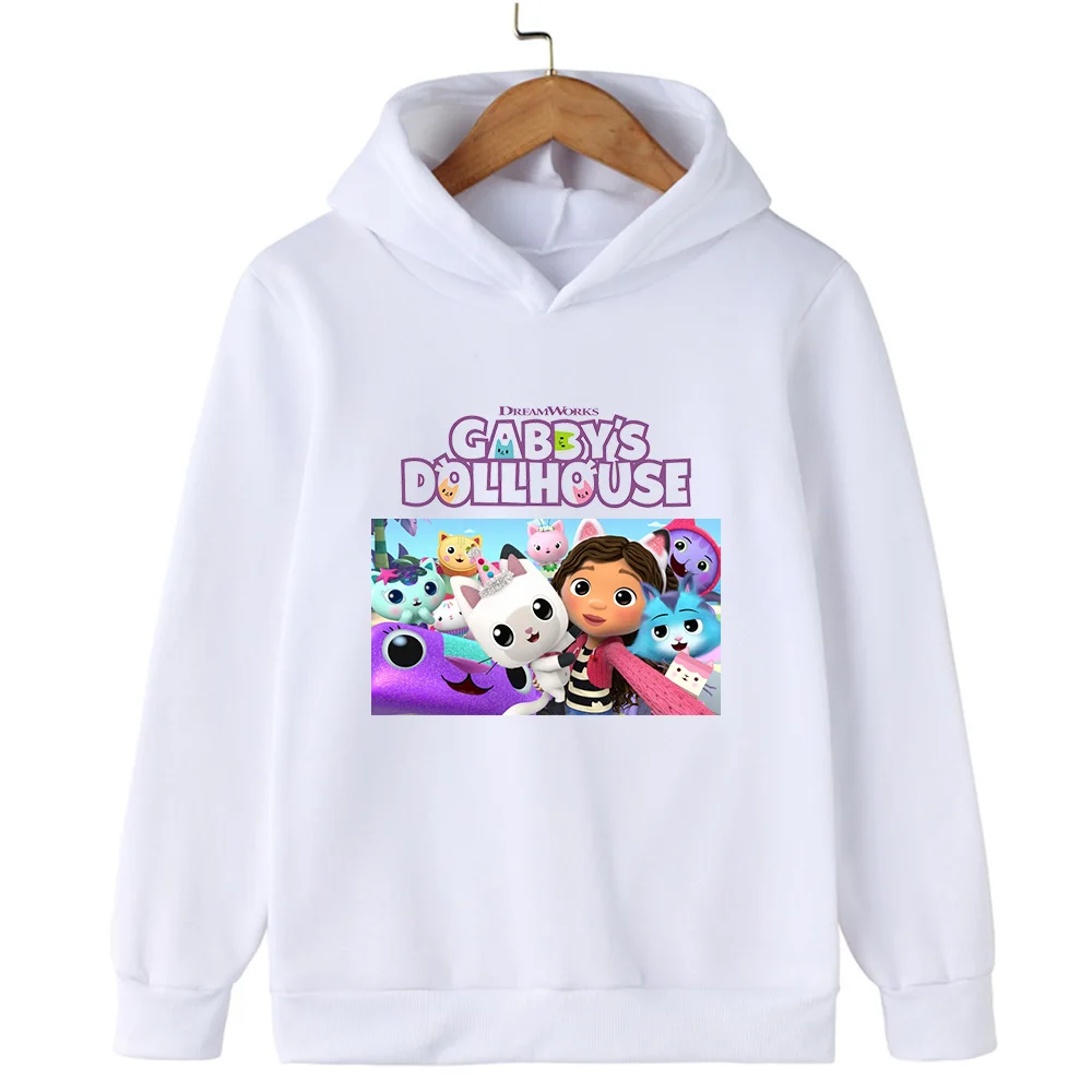 Gabbys Dollhouse Toys 2D Fashion Print Hoodie For Boys Four Seasons Thermal Pullover For Girls Outdoor Kids Ages 4-14
Gabbys Dollhouse Toys 2D Fashion Print Hoodie For Boys Four Seasons Thermal Pullover For Girls Outdoor Kids Ages 4-14